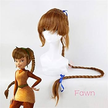 【即購入◎】ピーターパン ティンカーベル 風 セット済み コスプレウィッグ 即購入◎】ピーターパン ティンカーベル 風 セット済み コスプレ